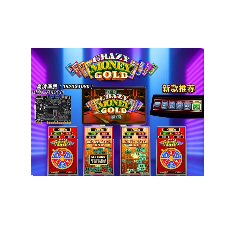 crazy money game pcb board skill software video game for kill machine