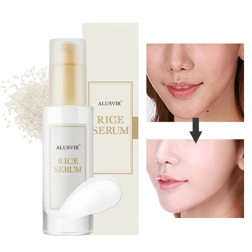 White Rice Whitening Serum Face Moisturizing Cream Anti Wrinkle Anti Aging Face Fine Lines Fade Spots Skin Care Serum(new)