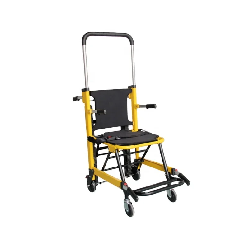 Folding Manual Aluminum Alloy Evacuation Stair Climbing Chair