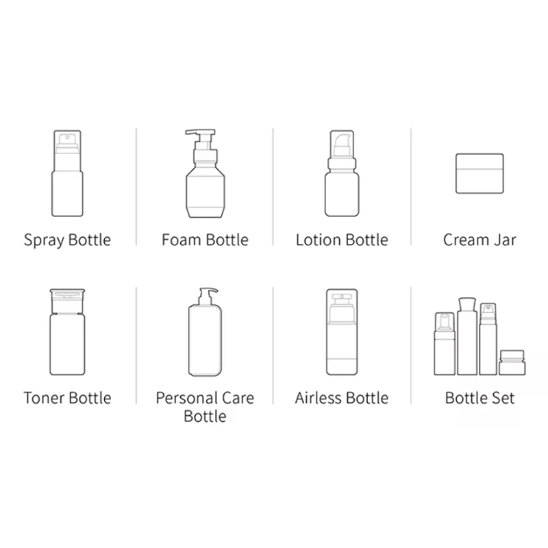 Wholesale airless frosted lotion pump bottle custom cosmetic plastic bottle for skincare