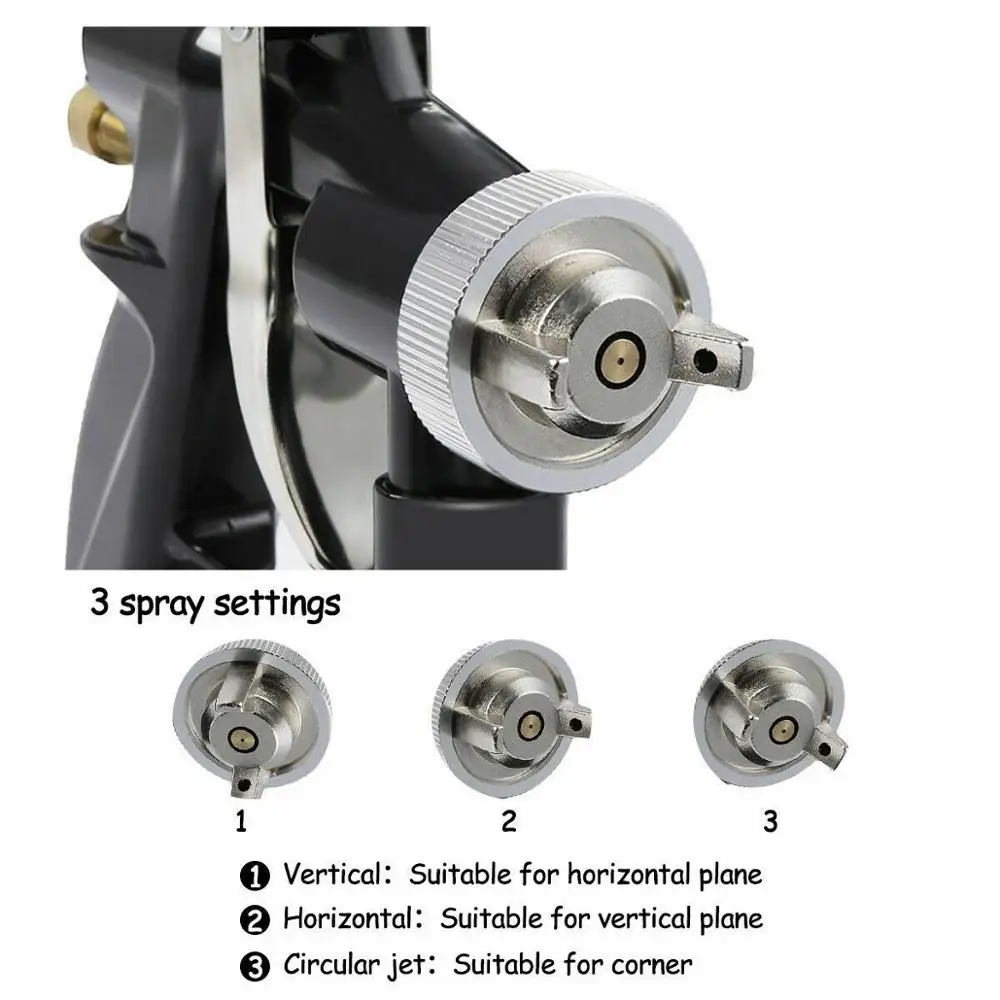 650W Electric Painting Sprayer Gun W/Copper Nozzle+Cooling Sys Gun Electric Paint Sprayer Spray Painting House Painter