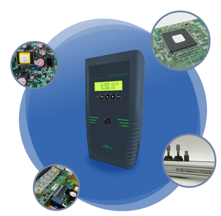 Easy operation for setting up portable ultrasonic flow meters with Kekun Industrial brand