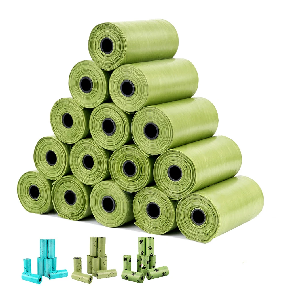 Wholesale high quality plastic customized 100% PLA eco friendly biodegradable pet waste dog poop bag