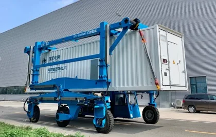 Made In China Tyre Travel Lift mobile crane 20ton -150ton  Straddle Carrier For Installation And Assembly