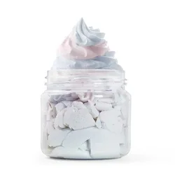 Индивидуальная торговая марка, Натуральный Сладкий красочный пузырьковый гель для душа, скраб для сахара, отшелушивающий скраб для взбивания, мыло для ванны