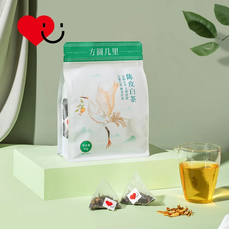Tangerine Peel White tea fuding white tea fragrance independent packaging fragrance triangle packet flavoring cold tea