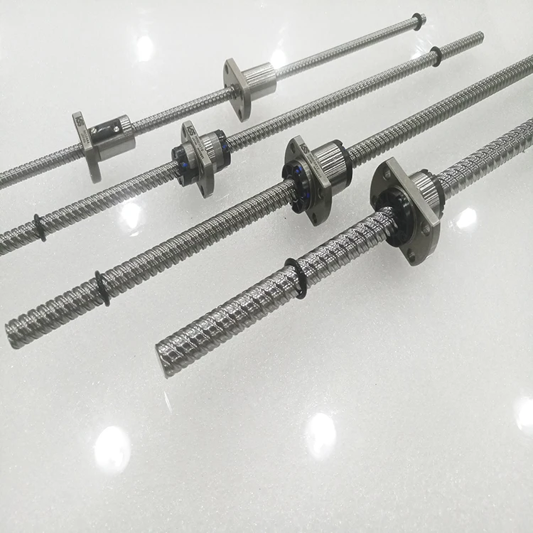 Grinding Ball Screw KSS 0801 The Fine Quality Rolled Grinding Threaded high precision C3 Ct5  Miniature Ball Screw