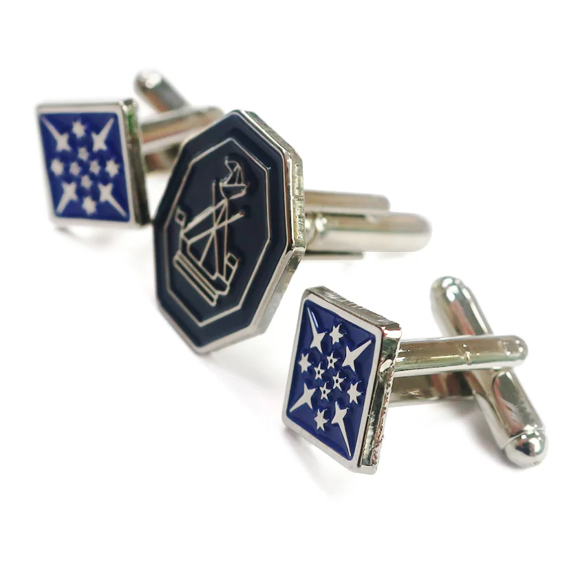 Manufacturer luxury cuff links custom logo beautiful suit shirt cufflinks set for men