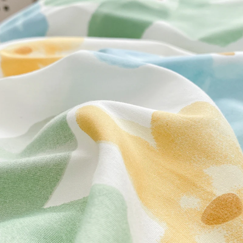 128*68 Density 100% Quilt Sheet Set Printed Style Bedding Bed Hat Four-piece Set 10 Cotton Quality Simple 40 Animal Disposable