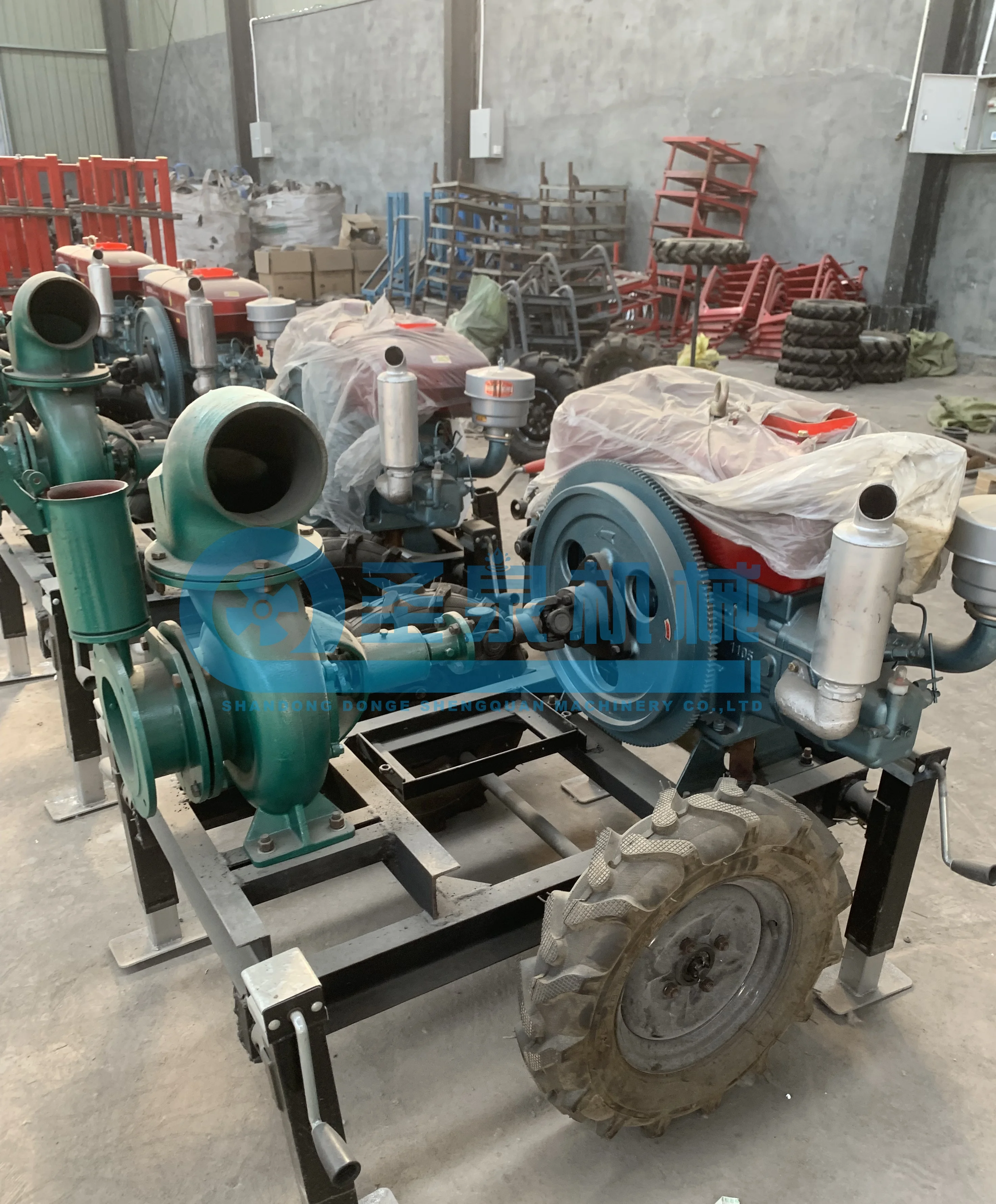 6 Inch Diesel Engine Pump Mobile Water Set for Export Market