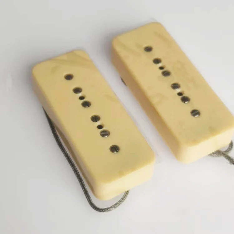 Factory direct price Ivory ceramic magnet traditional single coil P90 soap bar guitar pickup