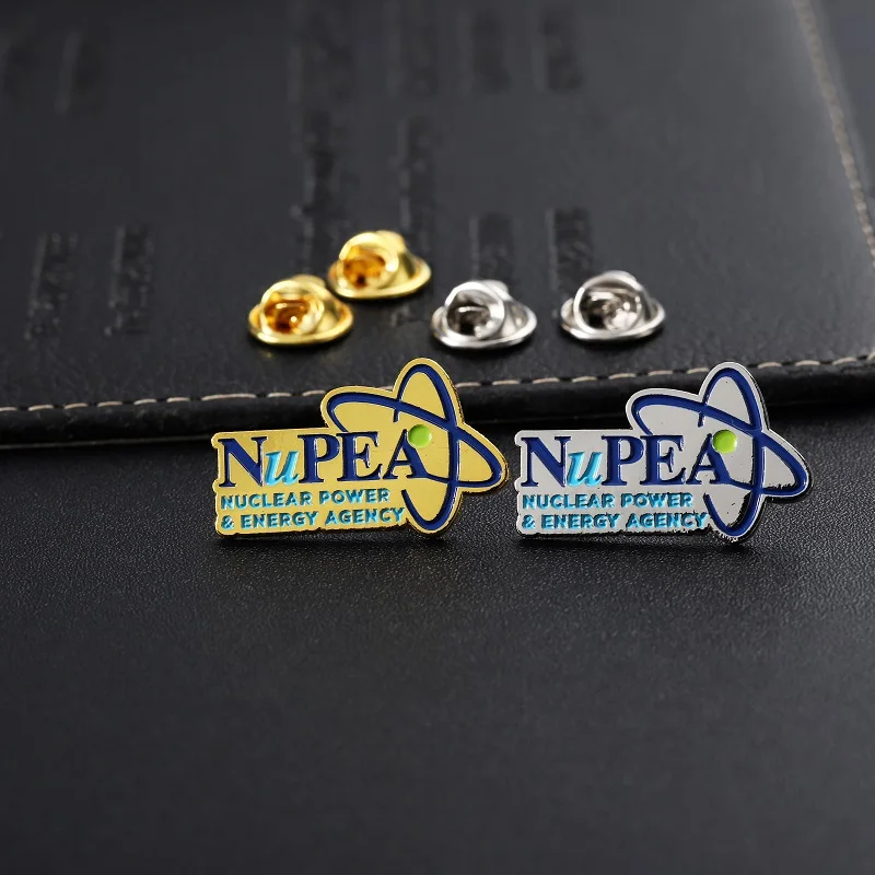 Factory Custom Made Tie Clip Soft Enamel Pin Gold Silver Business Tie Clips Men Casual Shirt Metal Tie Clips Pins