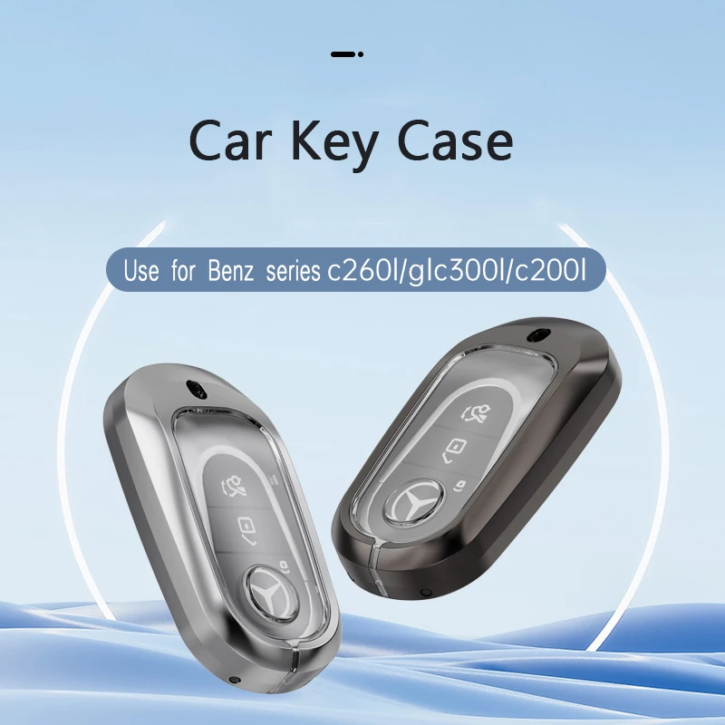 Classic metal Car remote smart key cover for Benz  metal car key accessories for Benz