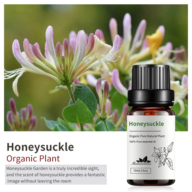 10ml Premium Grade Natural Organic Essential Oils Jasmine Fragrance Family Skin Care Aroma Massage Bulk Pure Oils 0.33oz