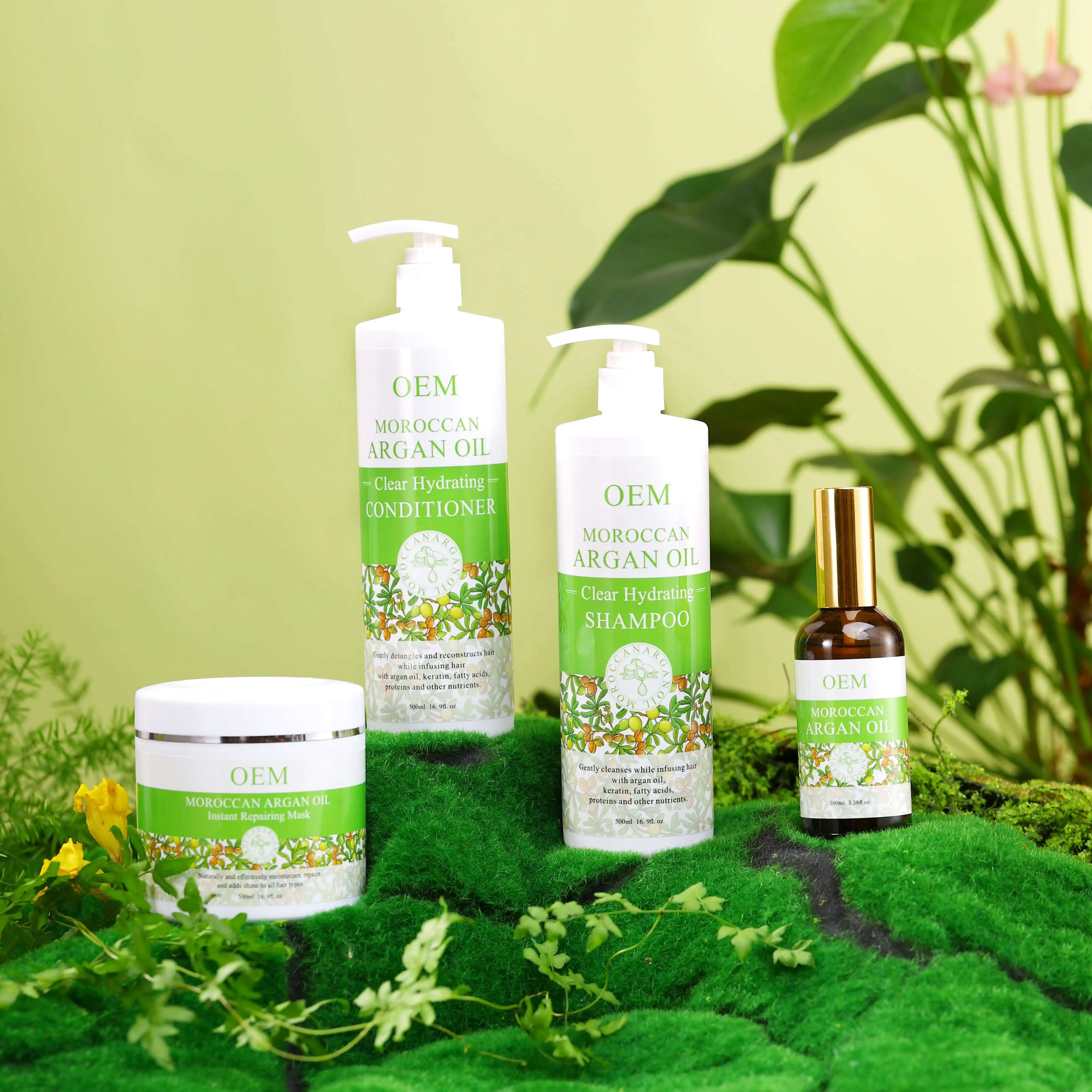 Thailand OEM Hair Care Products Organic Hair Essential Serum Repair Morocco Argan Oil for Hair