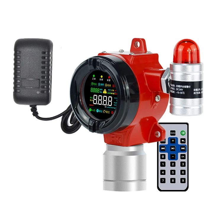 fixed hydrogen gas monitor CL2 HCN HF gas leakage detection devices with low price