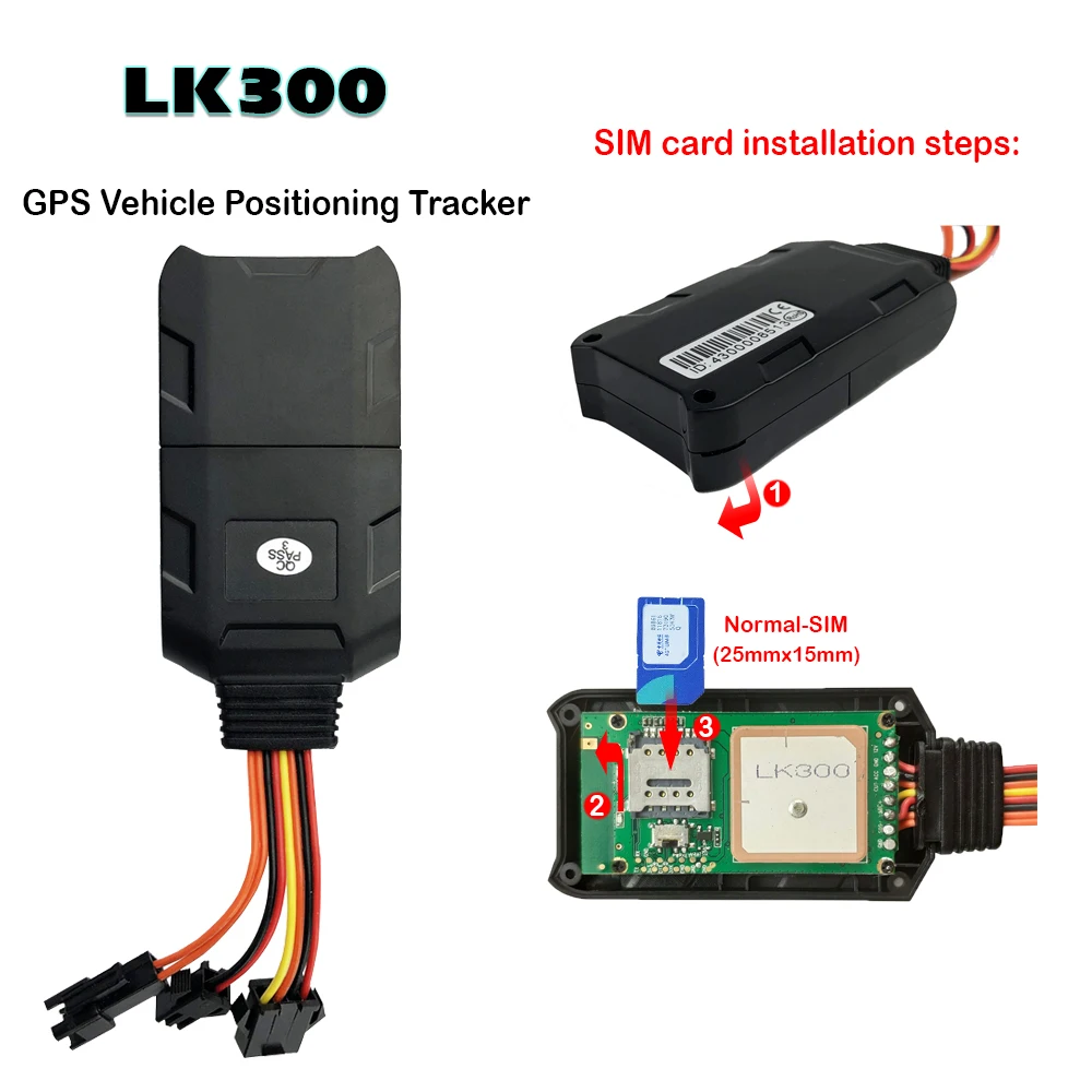 Mini Car GPS Tracker LK300 Track Cut Off Oil SOS Emergency Call Voice Monitor Vehicle GPS Locator for moving objects tracking