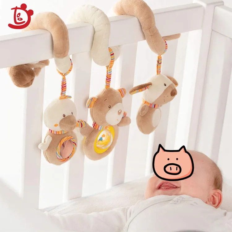 Oem мягкие модные милые Мультяшные подвесные игрушки для детской кроватки плюшевый медведь