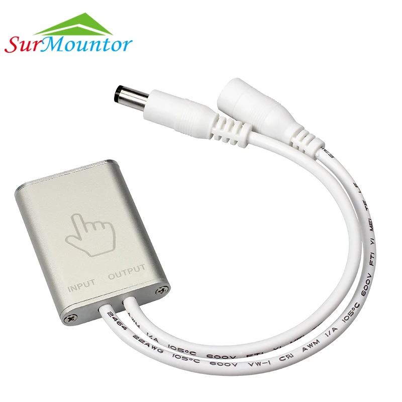 Surmountor TD005 светодиодный регулятор яркости сенсорный выключатель света с алюминиевым корпусом