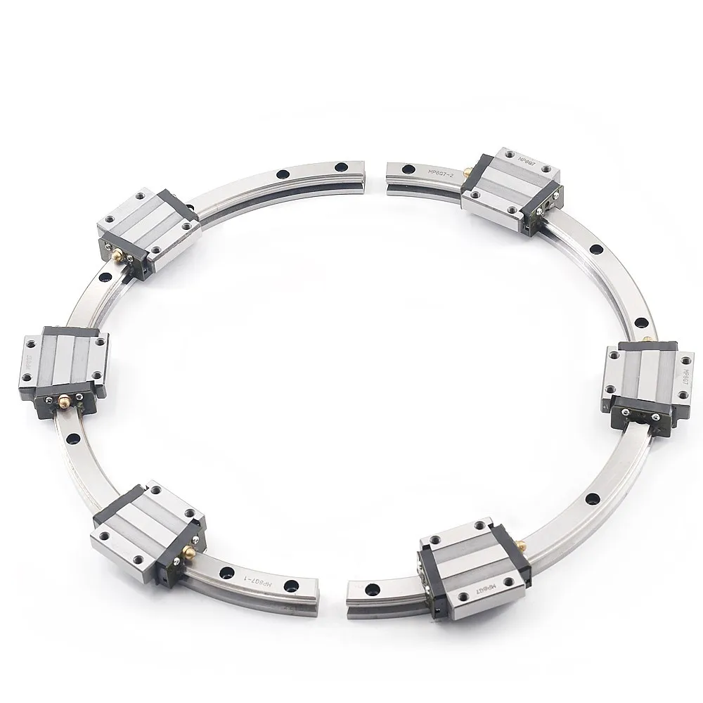 
Customized THK linear guide rail slide block HCR15A+180/150R HCR15 LM Rolling Guide Curved rail 180/150R 