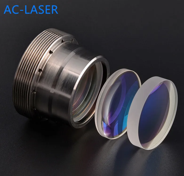 Collimator focusing lens D30/D37 F100/F125/F150/F200 for fiber laser cutting machine