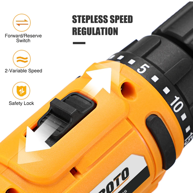 2024 New Product Machine Drilling Battery Rechargeable Cordless Drill power Tool Set