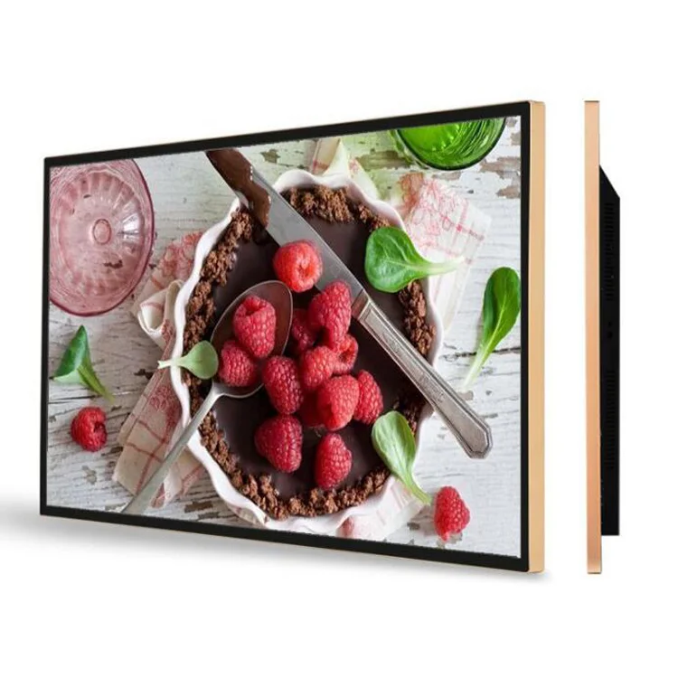shopping mall wall mounted LCD LED 43 inch digital advertising TV loop display USB player