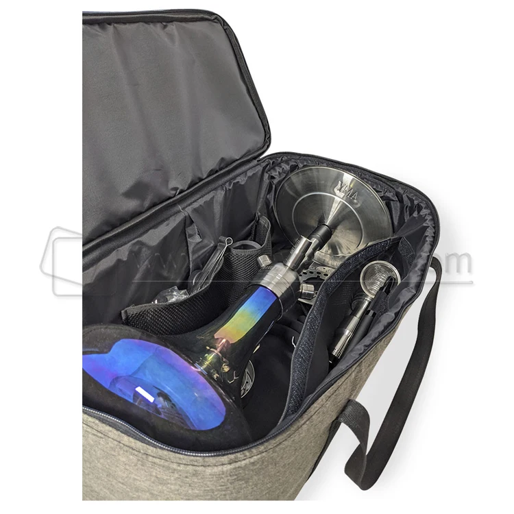 OEM Padded Foam Travel Hookah Tool Organizer Case Portable Shisha Bag
