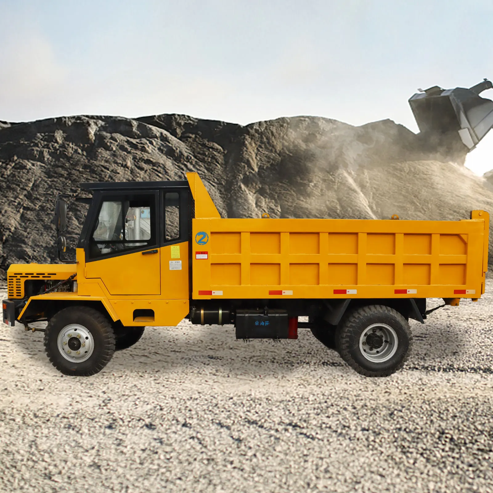 Mining machinery and equipment 8 tons mining dump truck underground transportation equipment