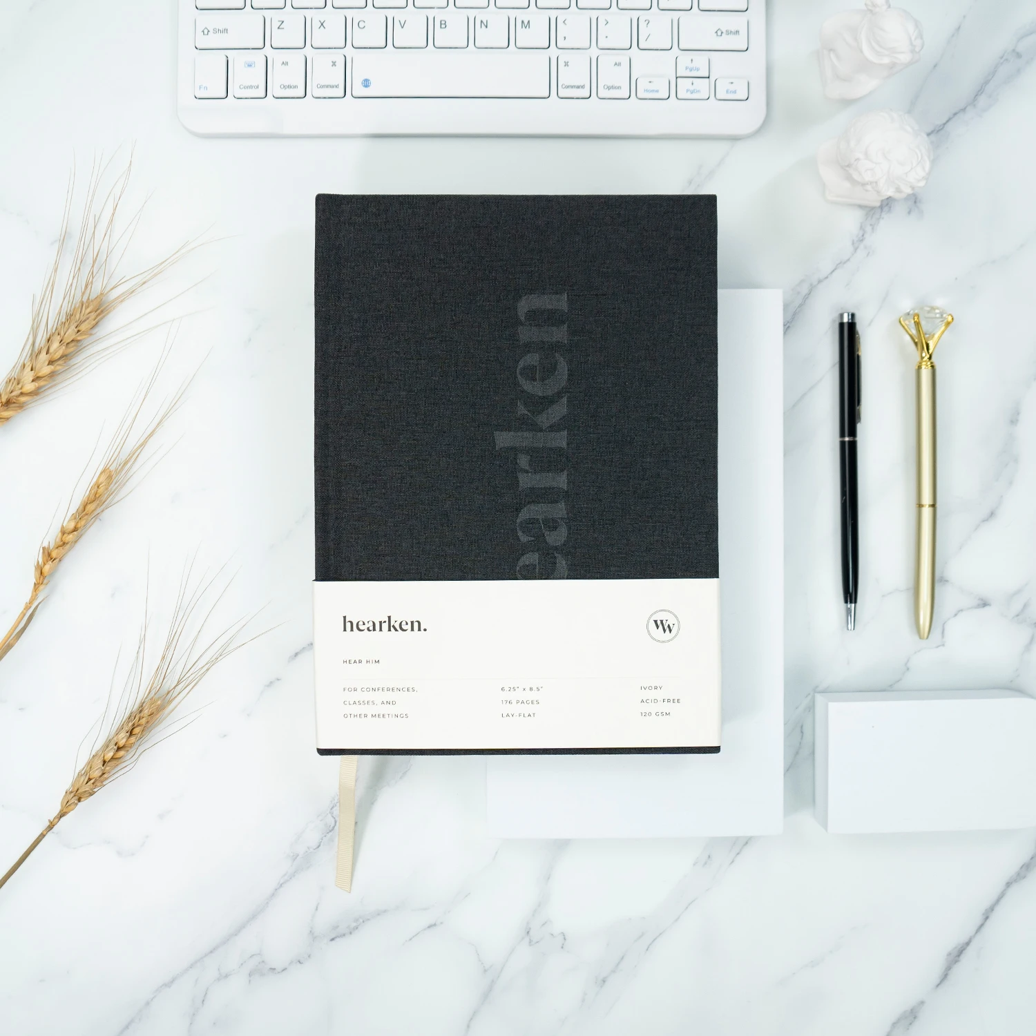 Custom Printing Black Hardcover Linen Office School Supplies Planner Diary Hearken Book Journal Notebook