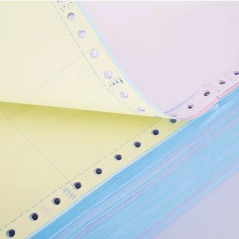Commercial Office Paper Chustom Size Computer Printing 2 Ply Carbonless Printing Paper