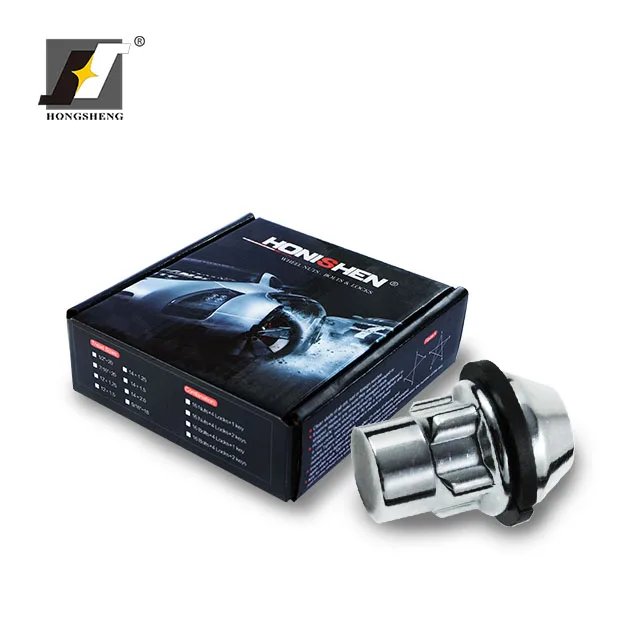 Cone Seat spline wheel lug nuts with washer