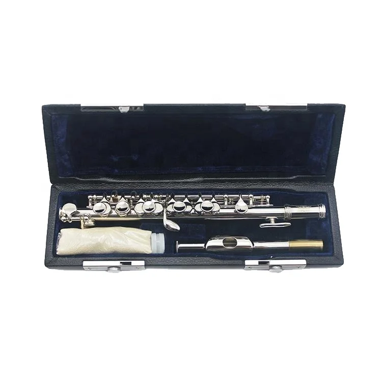 Accept OEM Cheap 16 holes Cupronickel Nickel Piccolo Flute JYPC202N