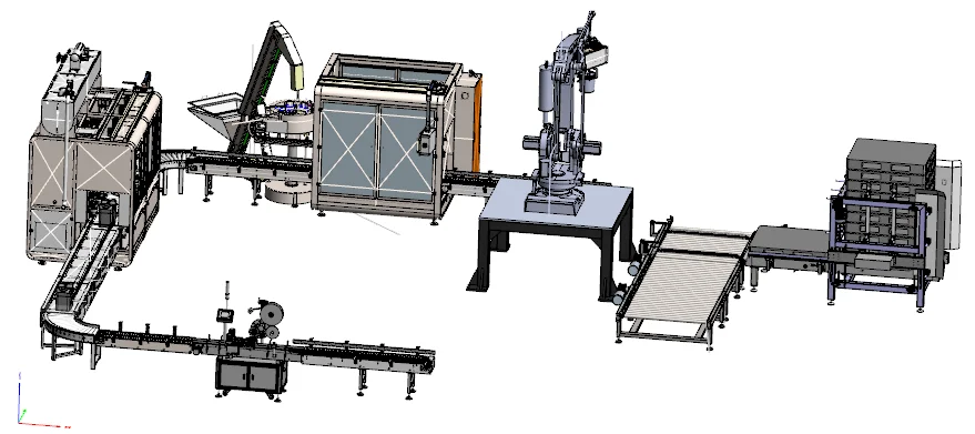 Wholesale High Quality 6 Heads Automatic Liquid Filling Machine Beverage Can Filling Machine