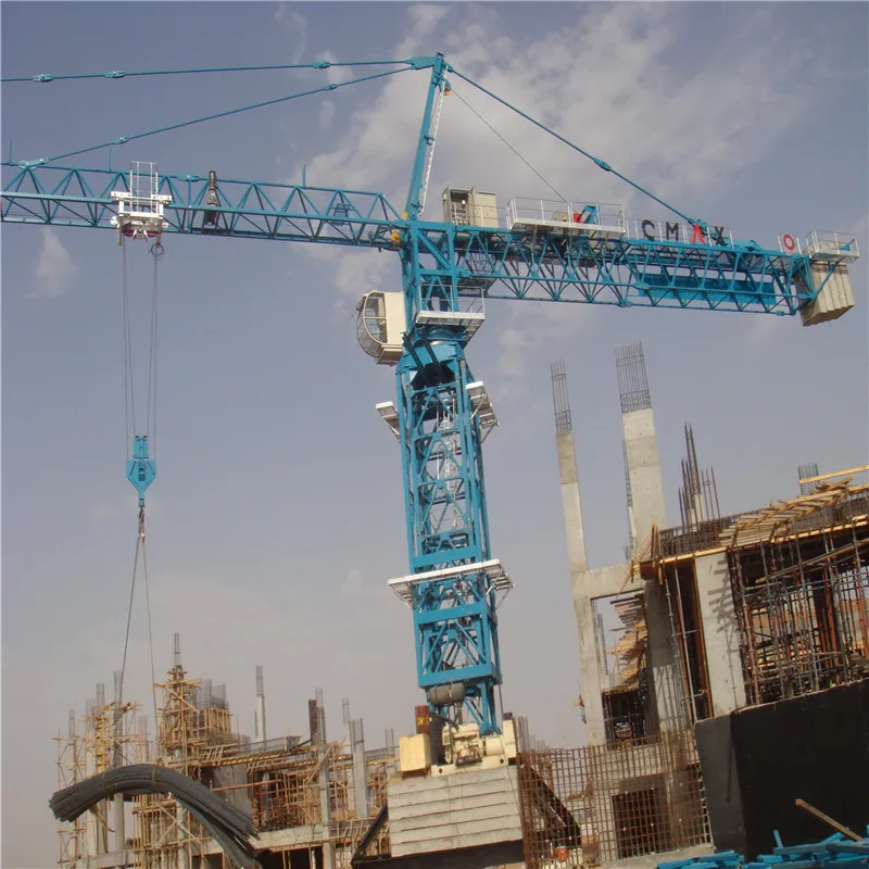QTZ80 (5612) 6ton  popular topkit/hammerhead electric construction tower crane