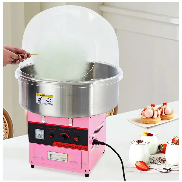 Gas Makers Maker Commercial Spray Half Machine Vend Floss Sweet Vending Cups Sticks Glitter Automatic Cotton Candy Bags