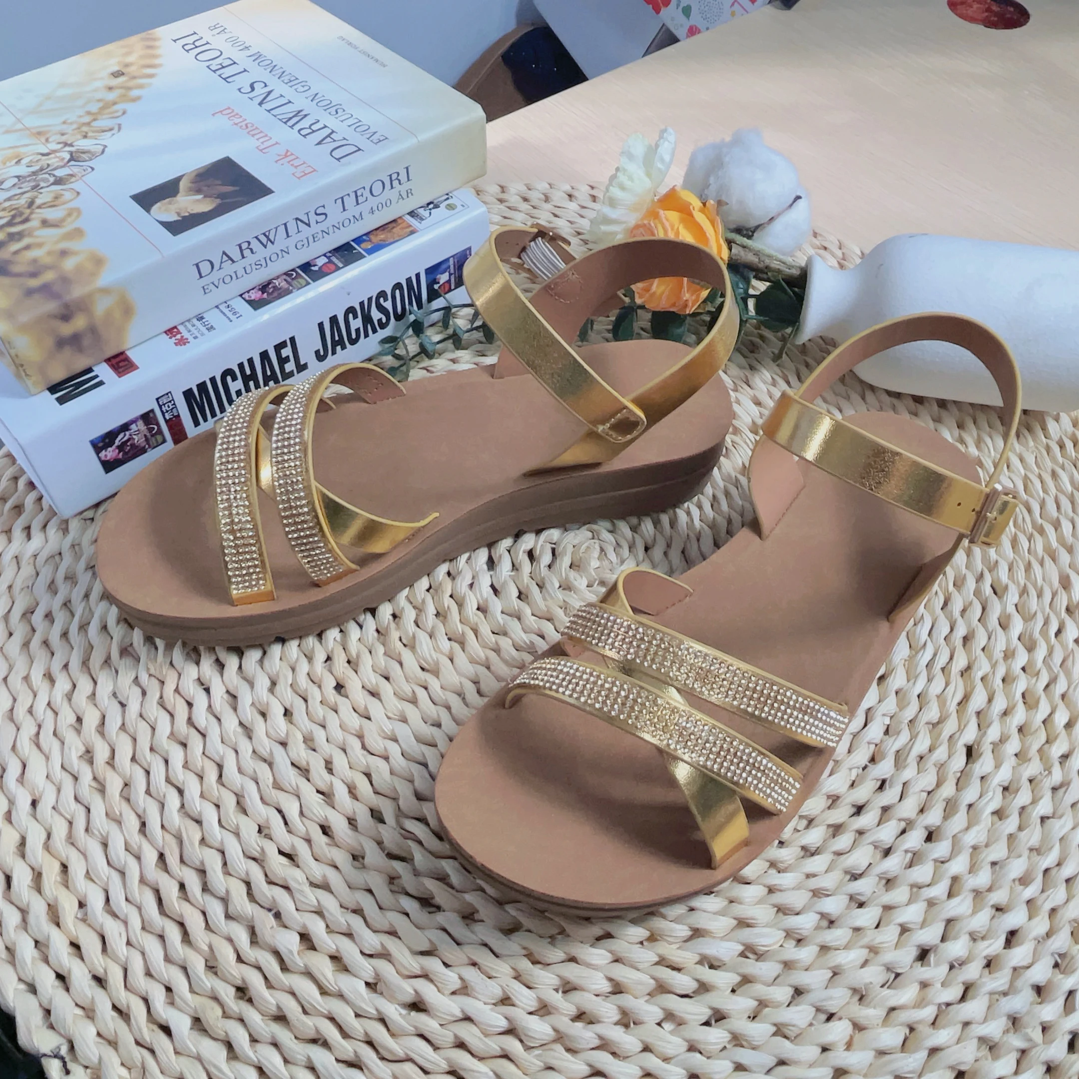 Custom logo and upper design sandalias de marcas para mujer sandalia de mujer de verano