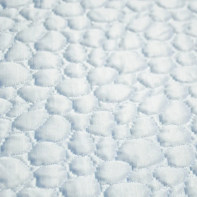Горячая продажа охлаждающий ледяной шелк вискоза жаккардовый матрас тикают ткань