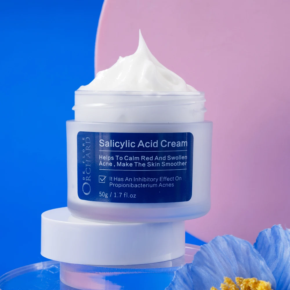 Custom Skin Care Acne Treatment Relieve Redness Salicylic Acid Acne Cream