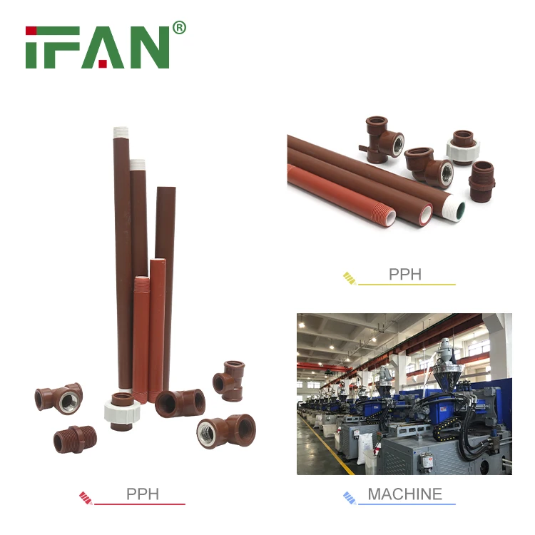 IFAN Factory Supply PPH Water Pipe 1/2Inch to 2 Inch Plastic ISO 15494 Tube