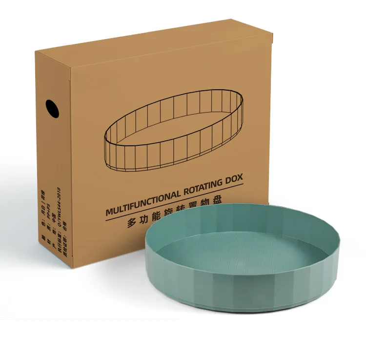 Kitchen Multifunctional Rotating Shelf Condiments Rotating Storage Box Living Room Desktop Cosmetic Organizing Rack