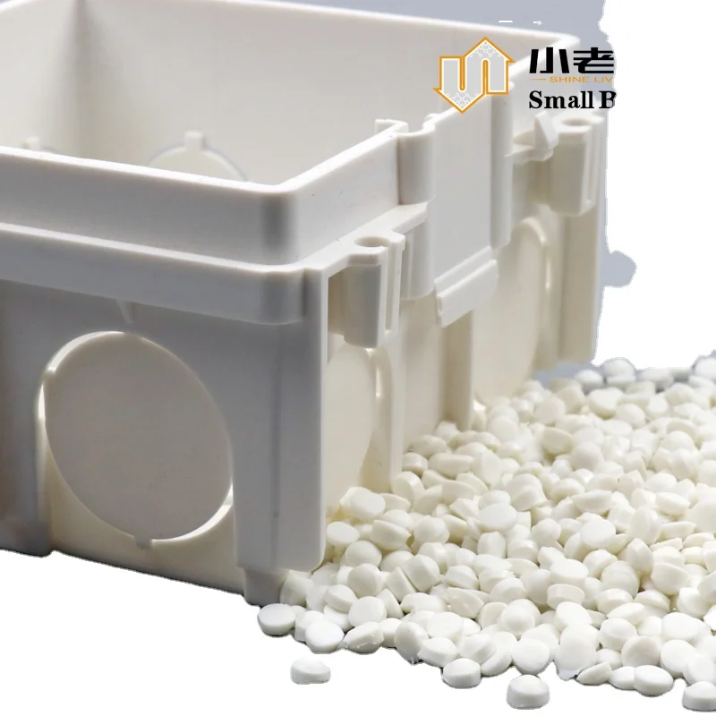 White Hard Rigid Upvc PVC raw material for bend pipe fitting pvc compound granules
