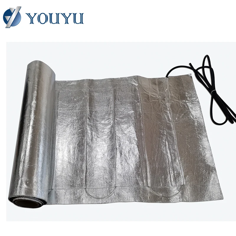 Suitable for overall far infrared radiation heat transfer germination seed starter tray with heating aluminum foil mat
