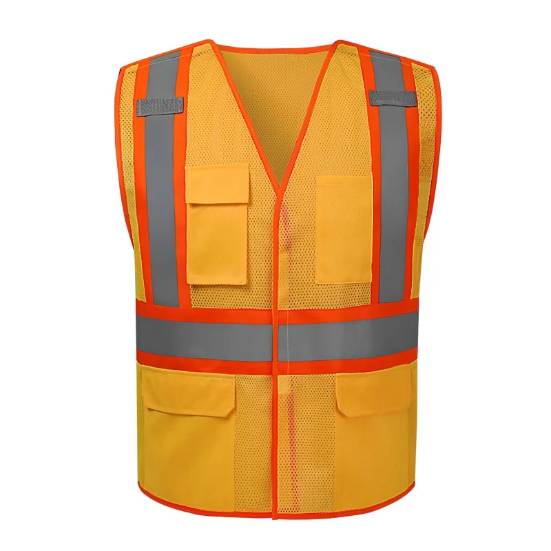 High Visibility Custom Logo Color Size Cheap Safety Reflective Vest