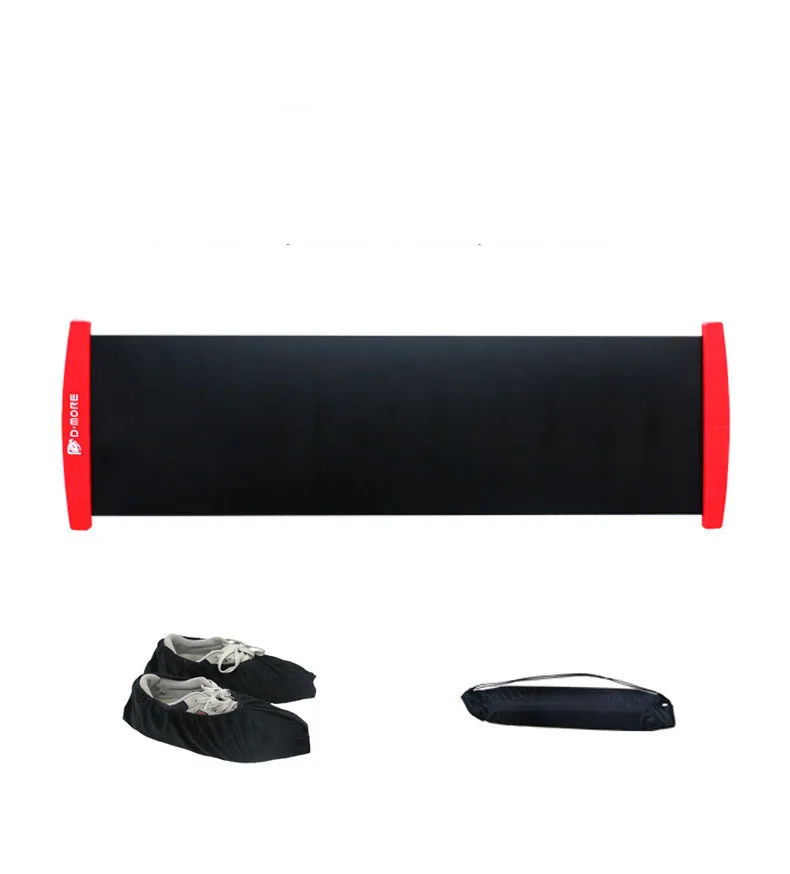 Hot selling home fitness exercise cham sliding mat indoor fitness leg training mat