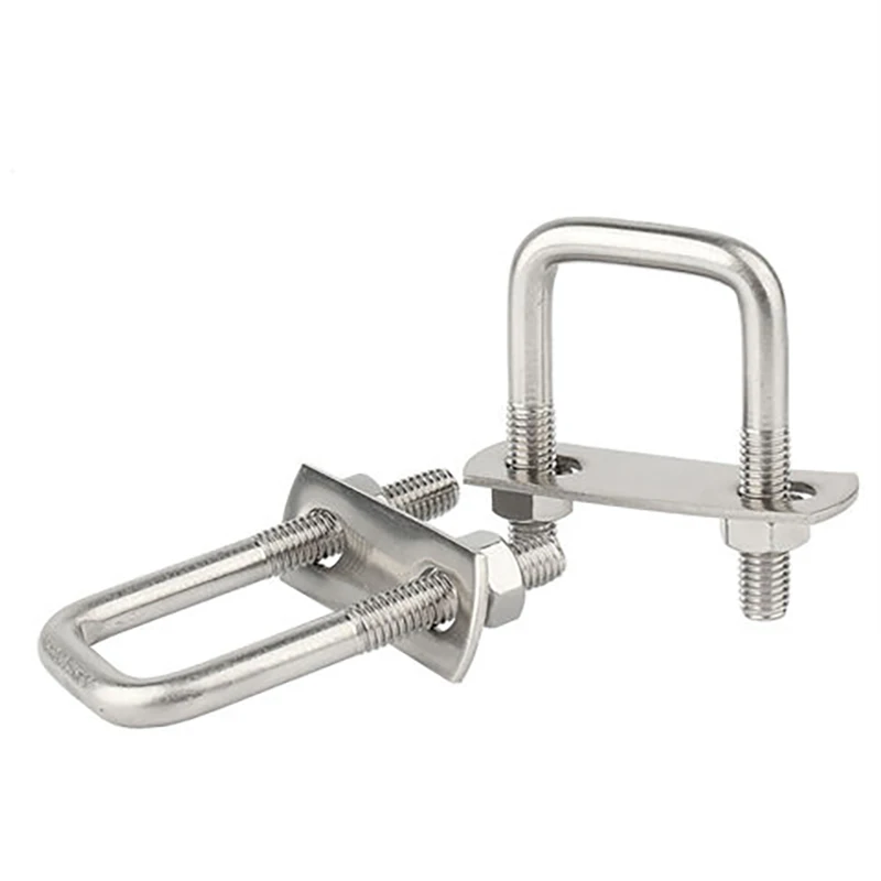 SS304 stainless steel bolts and nuts square u bolt stainless steel for industry