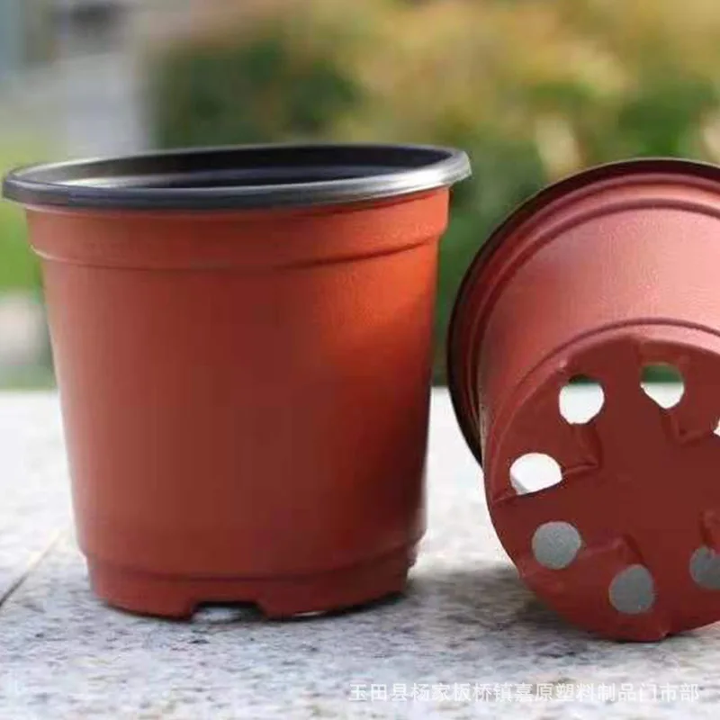 Wholesale  Garden Supplier  0.5 1 2 3 5 7 Gallon Black Plant Plastic Nursery Flower Pots