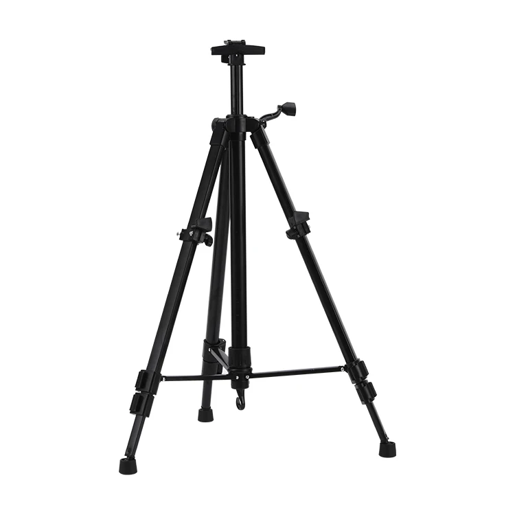 Color Artist Metal Easel Stand Painting Extra Thick Tripod Display Easel For Adjustable Height