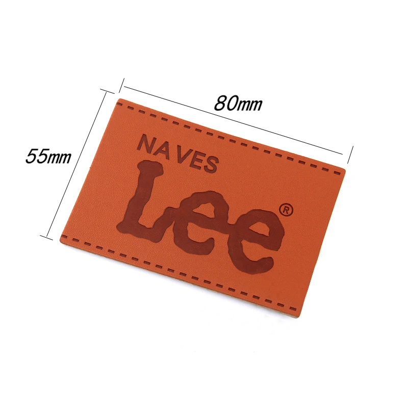 Customized Brand Private Custom High Quality Real Leather Embossed Patch Logo Label Hang Tags For Bags
