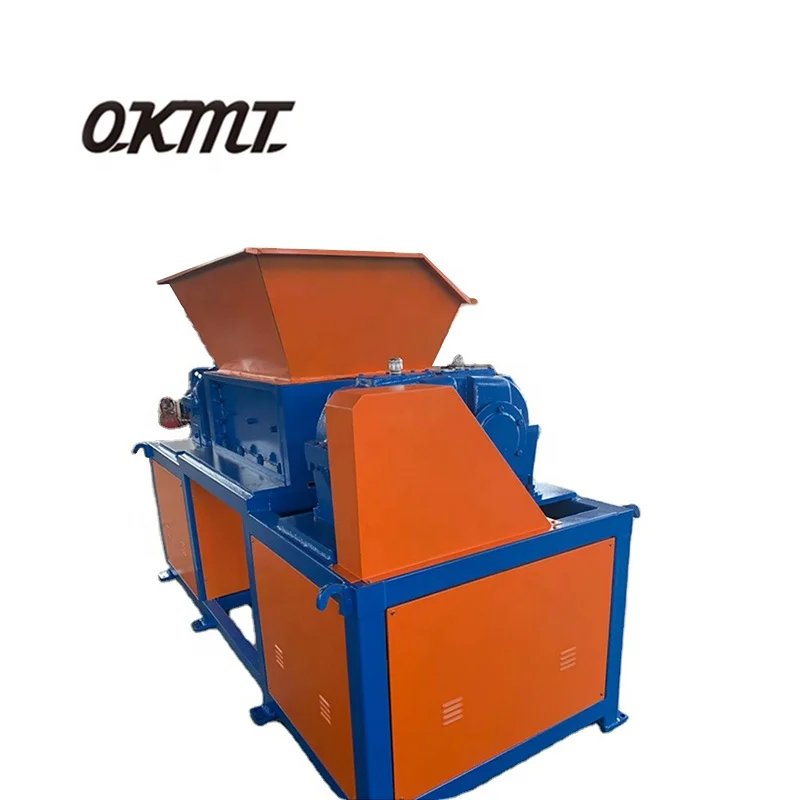 
High quality and reasonable price dual-axis machine shredder double axis shredder for plastic parts and metal 